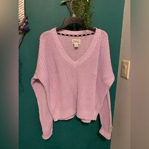 PINK purple knit sweater